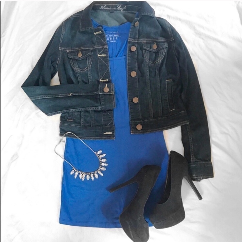 Primark Royal Blue Bodycon Mini Dress